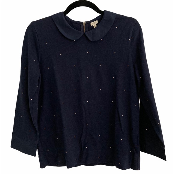 J. Crew Tops - J. Crew vintage Peter Pan collar sweater